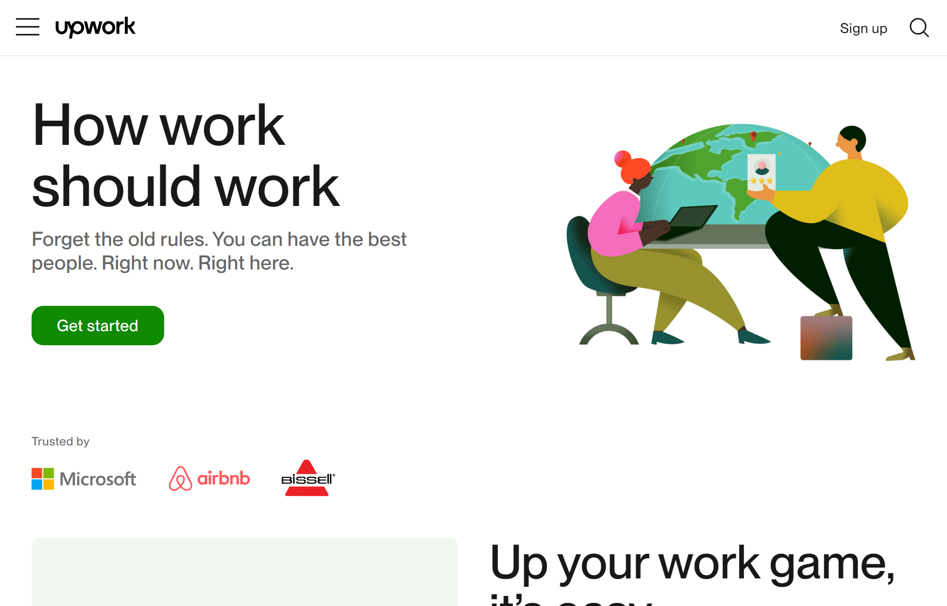 upwork.com screenshot